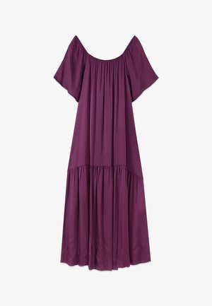 Oltre, VESTITO LUNGO OFF SHOULDERS - Maxikleid - viola