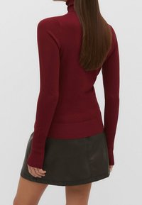 Stradivarius Strickpullover - bordeaux