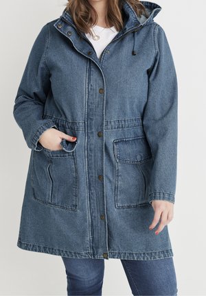 Parka - blue denim