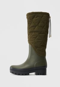 Não selecionado, olive/black