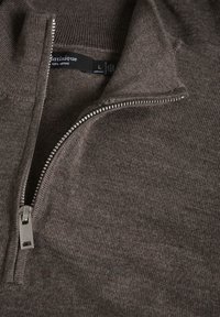 Matinique MAMASON SZ MERINO - Strickpullover - brown soil melange
