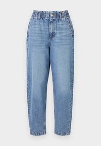 TTBARREL Paperbag - Egyenes szárú farmer - used mid stone blue