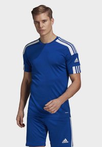 adidas Performance - SQUADRA 21 JERSEY - T-shirt con stampa - blue Immagine in miniatura 1