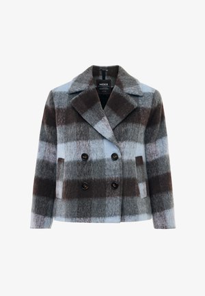 Mexx, MEXX COAT CHECKED PEACOAT - Giacca leggera - multicolor