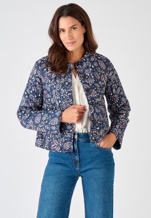 MATELASSÉE IMPRIMÉE  - Übergangsjacke - marine grandes fleurs