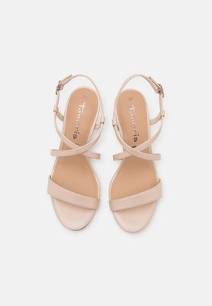 Sandaler med høye hæler - rose pearl