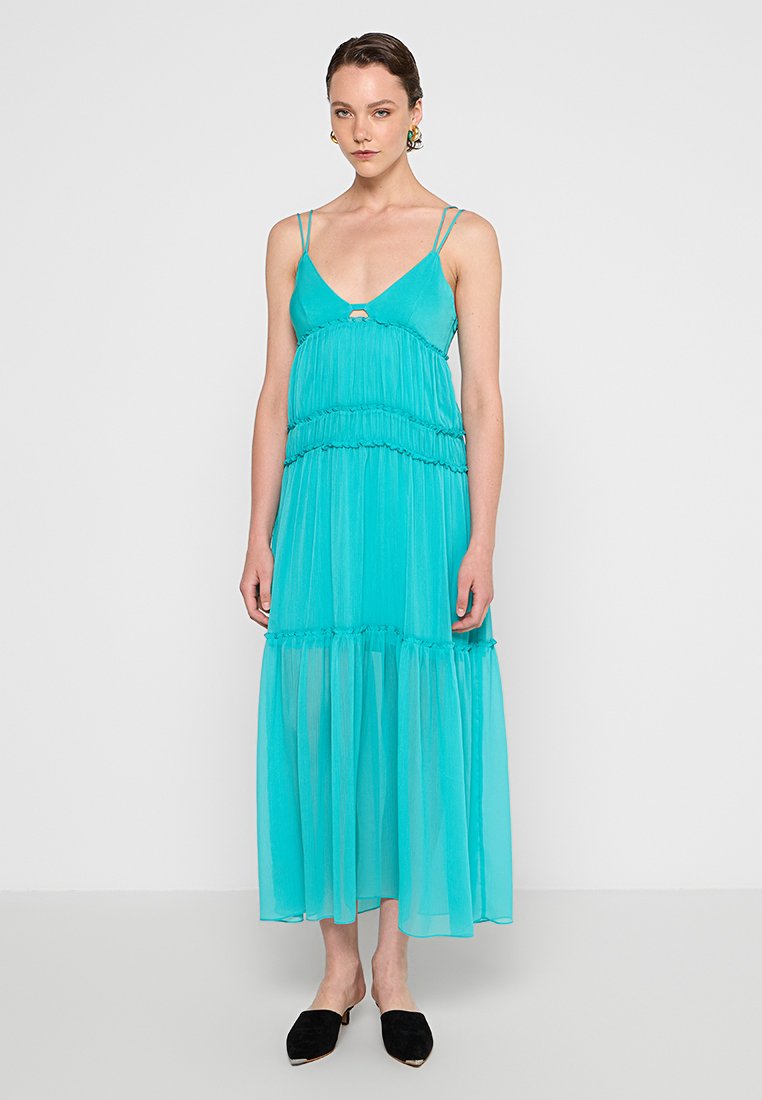 PATRIZIA PEPE Maxi-jurk turquoise PATRIZIA PEPE Maxi-jurk turquoise
