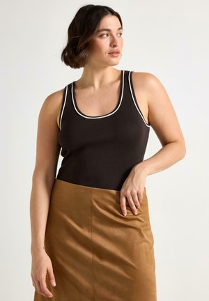 TANK  - Top - dark brown