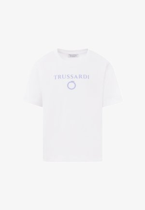 TRU TRUSSARDI JUNIOR, A MANICA CORTA - T-shirt con stampa - white