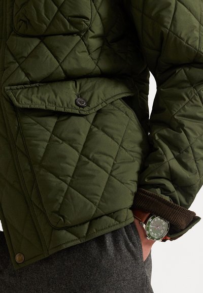 Polo Ralph Lauren THE BEATON QUILTED JACKET - Chaqueta de entretiempo - company olive