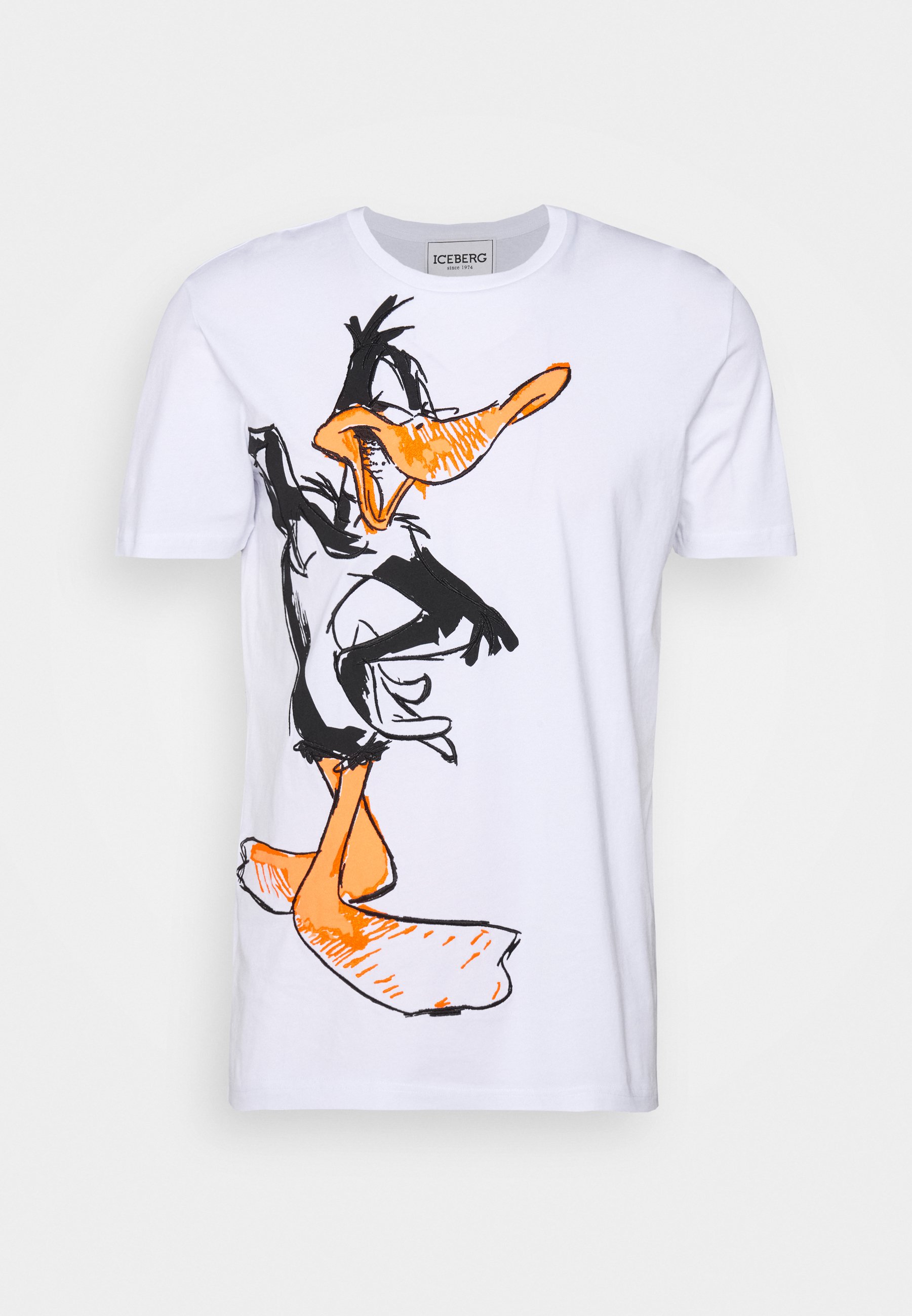 Iceberg T shirt print bianco otticowit Zalando.nl Iceberg T shirt print bianco ottico Zalando.nl
