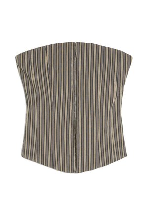 Bershka, TOP BANDEAU - Top - grey