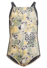 adidas Sportswear DISNEY LION KING - Costume da bagno - beige semi spark tent green carbon