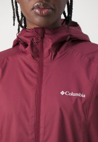 Columbia INNER LIMITS™ JACKET - Regnjakke - rich wine/eraser pink