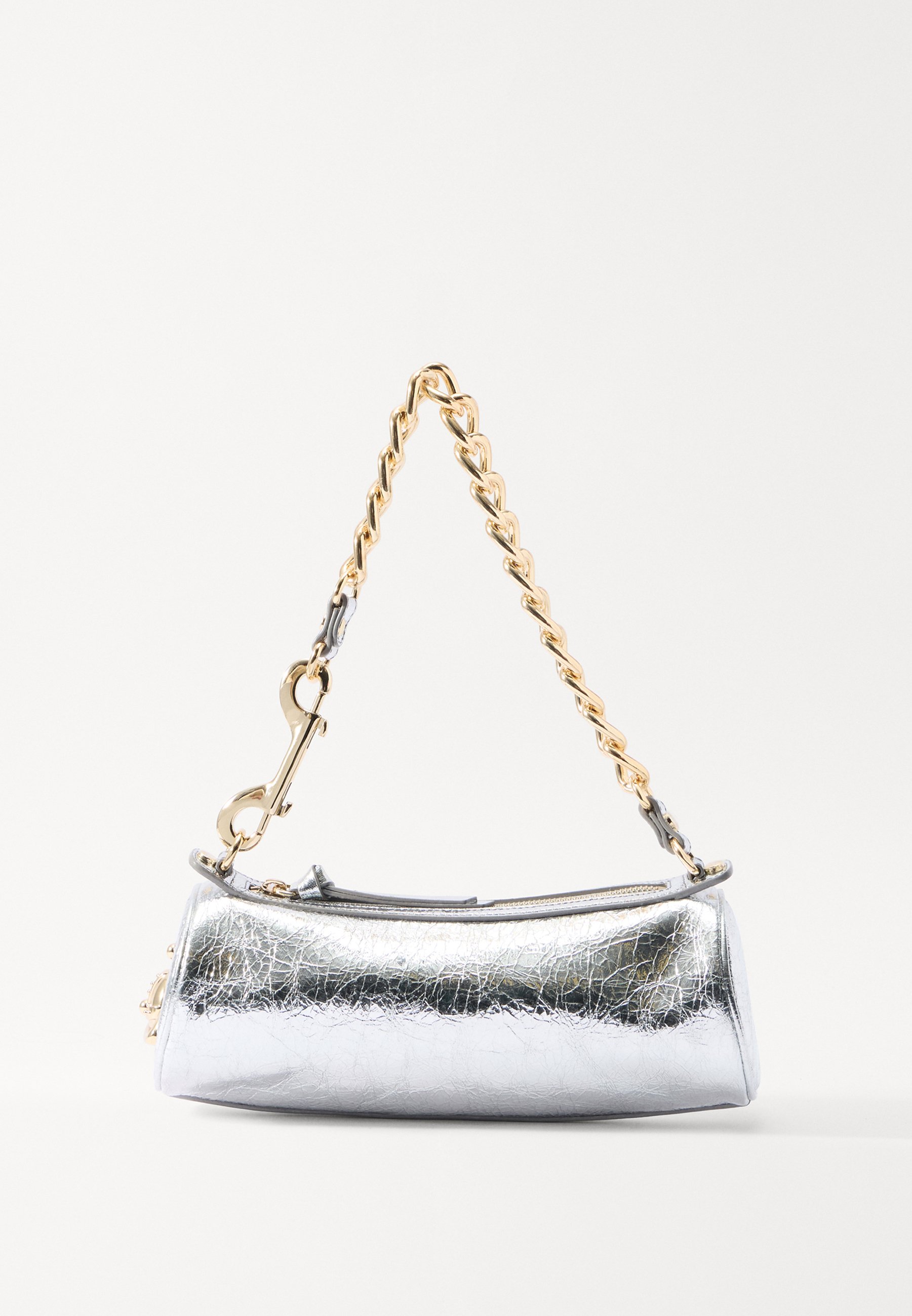 ★Vivienne Westwood★ Cindy Cylinder Tote Bag Silver 4603000 Cindy Cylinder Bag in SILVER | Vivienne Westwood®