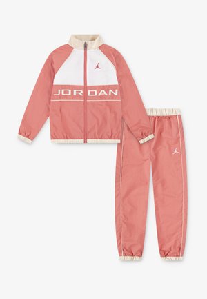 WIND BREAKER PIPING UNISEX SET - Bluză de trening - pink salt