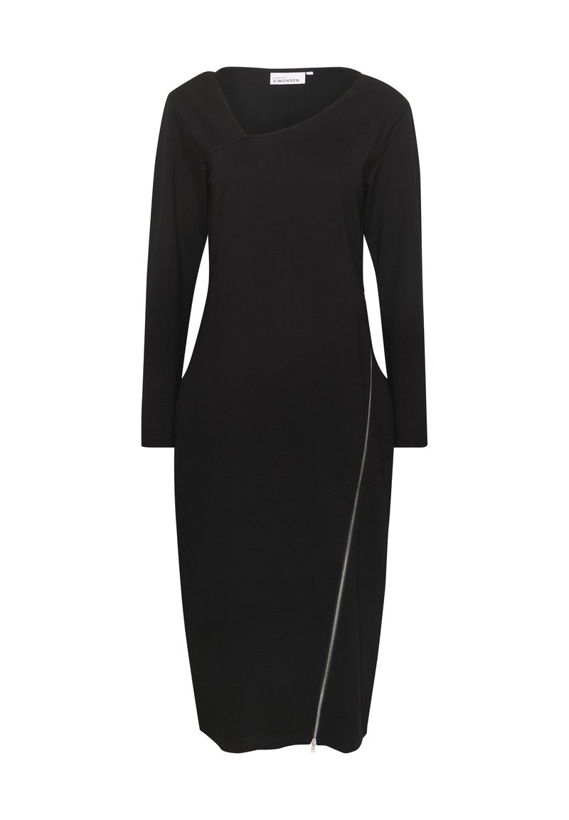 Karen by Simonsen Gebreide jurk zwart Karen by Simonsen Gebreide jurk zwart