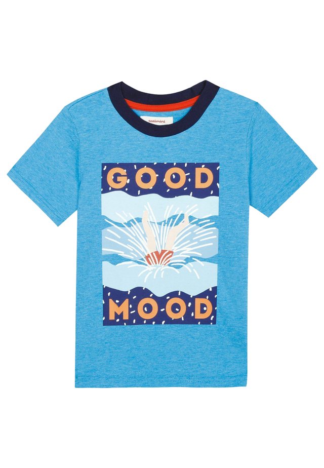 SLOGAN T-SHIR - T-shirt imprimé - dark blue