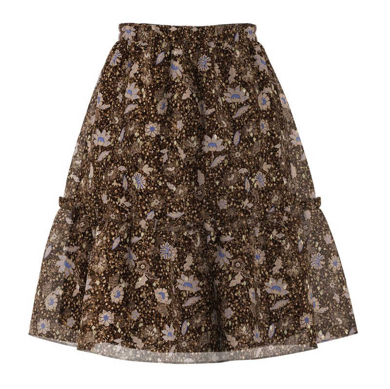 Damen Jeansröcke | Saint Tropez Faltenrock black winter paisley/schwarz - VI42051 Damen Jeansröcke | Saint Tropez Faltenrock black winter paisley/schwarz - VI42051