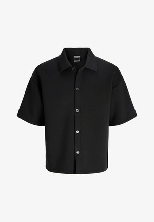 Jack & Jones, HEMD OVERSIZE CROPPED FIT HEMD - Ing - black