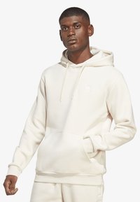 adidas Originals ESSENTIAL HOODY UNISEX - Majica s kapuljačom -  white