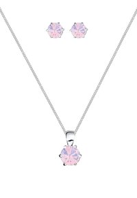 Elli SPARKLING BASIC SET - MIT KRISTALLEN VON SWAROVSKI® - Øreringe - pink-coloured