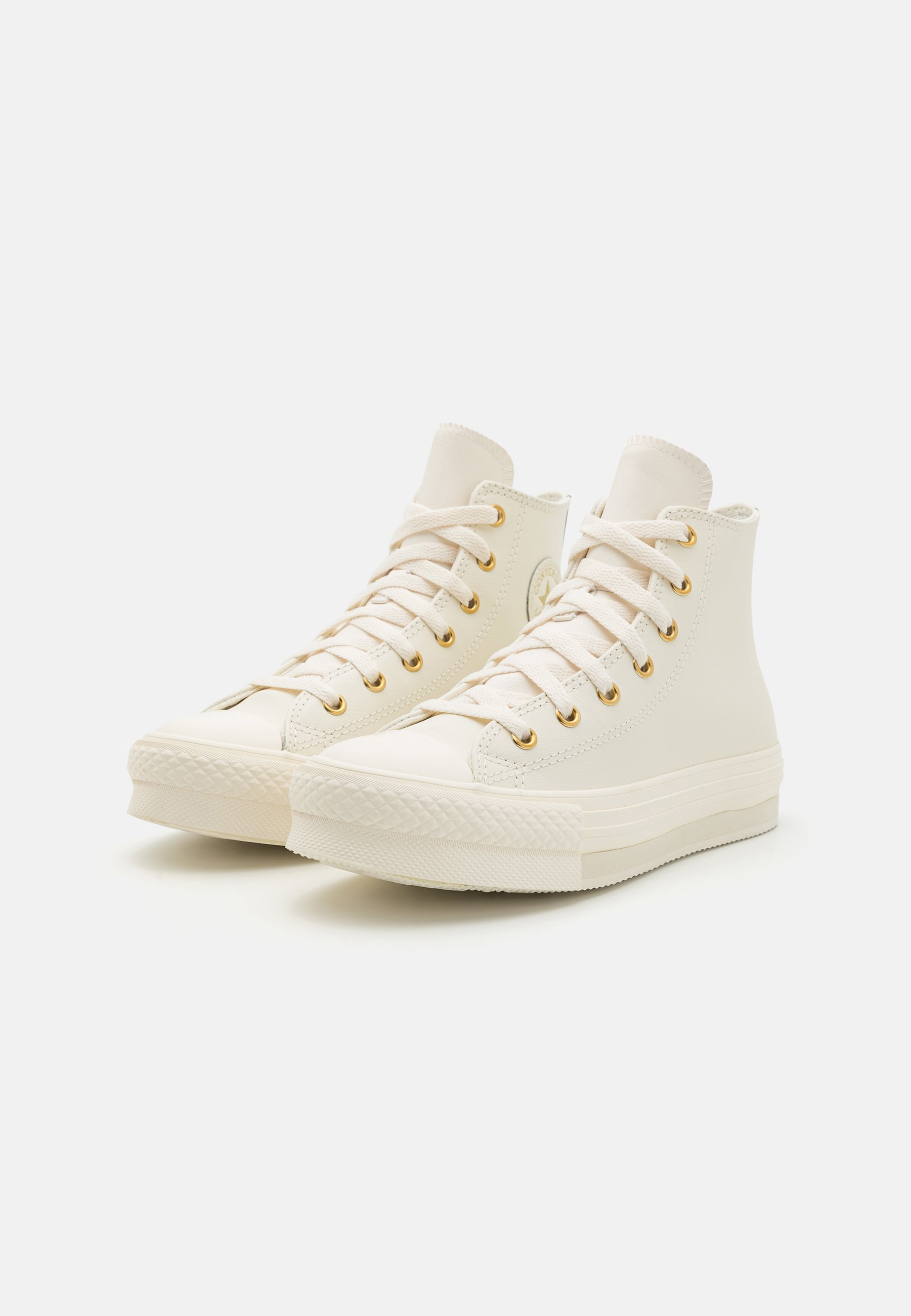 Converse CHUCK TAYLOR ALL STAR LIFT UNISEX - Baskets montantes - egret/light gold/beige - ZALANDO.FR