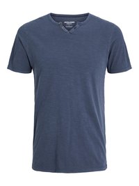 ESPLIT NECK NOOS - Tricou basic - navy