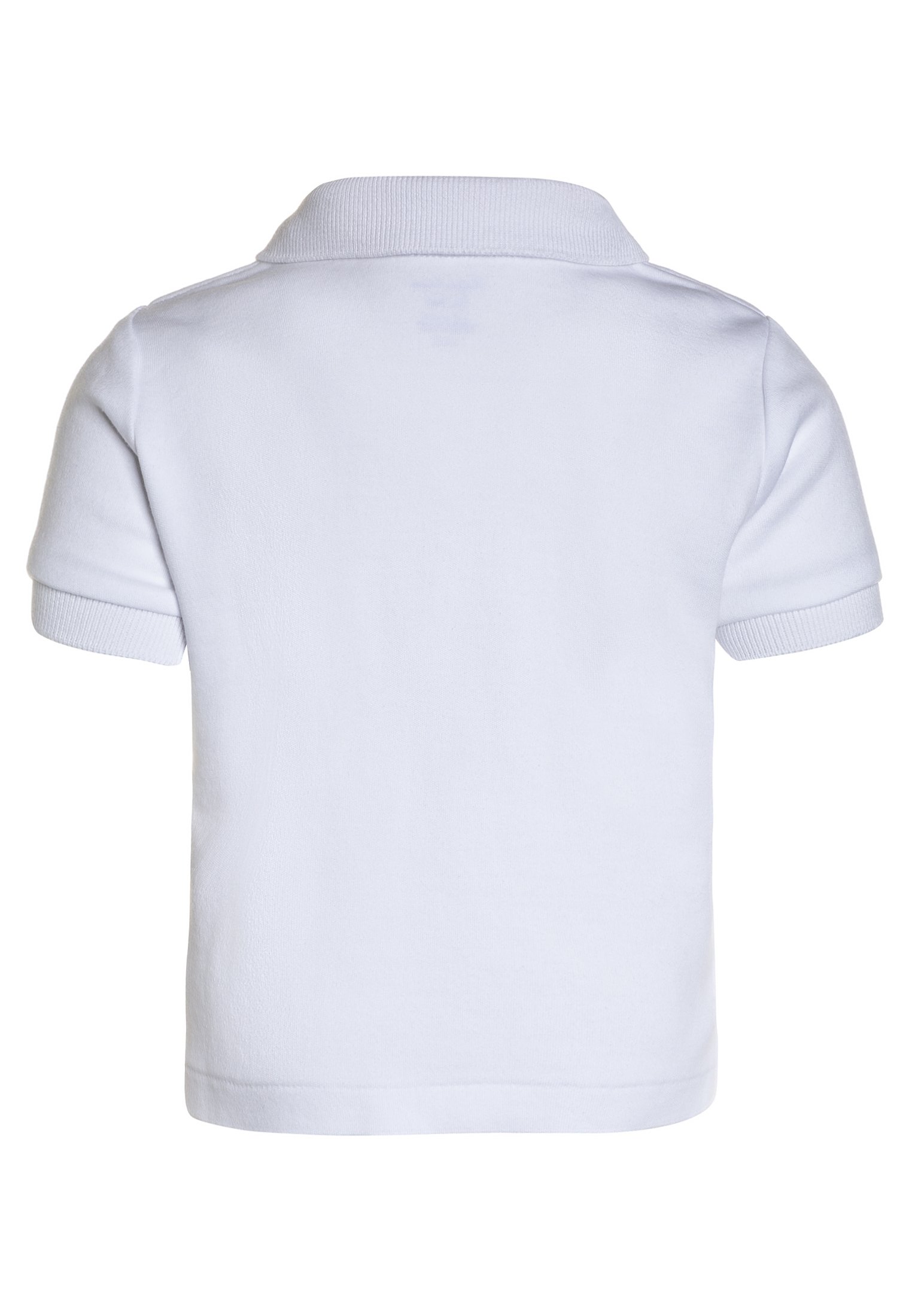 white shirt under polo