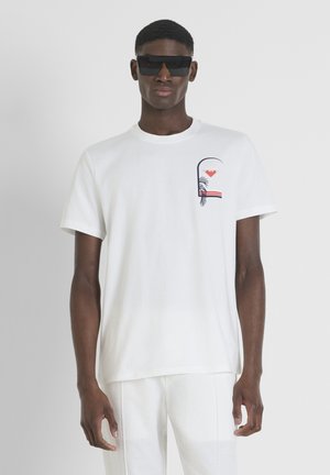 Print T-shirt - cream