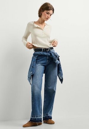 Pepe Jeans, STRAIGHT JEANS UHW LEXA - Relaxed fit jeans - medium stone