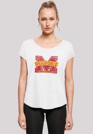 SEX EDUCATION MOORDALE CRACKED M LOGO2 NETFLIX TV SERIES - Print T-shirt - weiß
