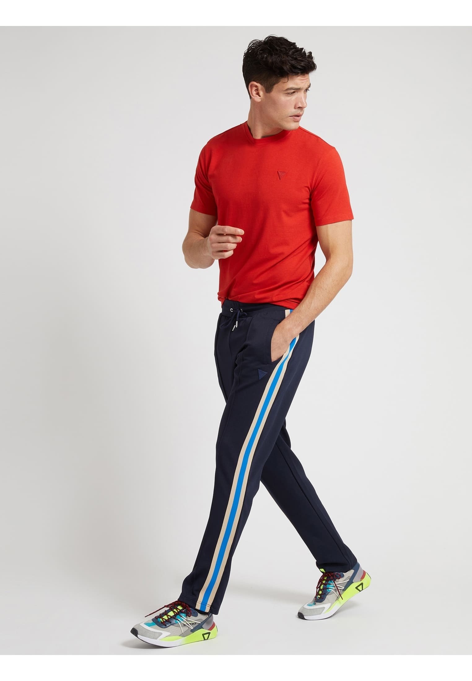 Guess SEITENS - Pantalones deportivos - blau/azul - Zalando.es