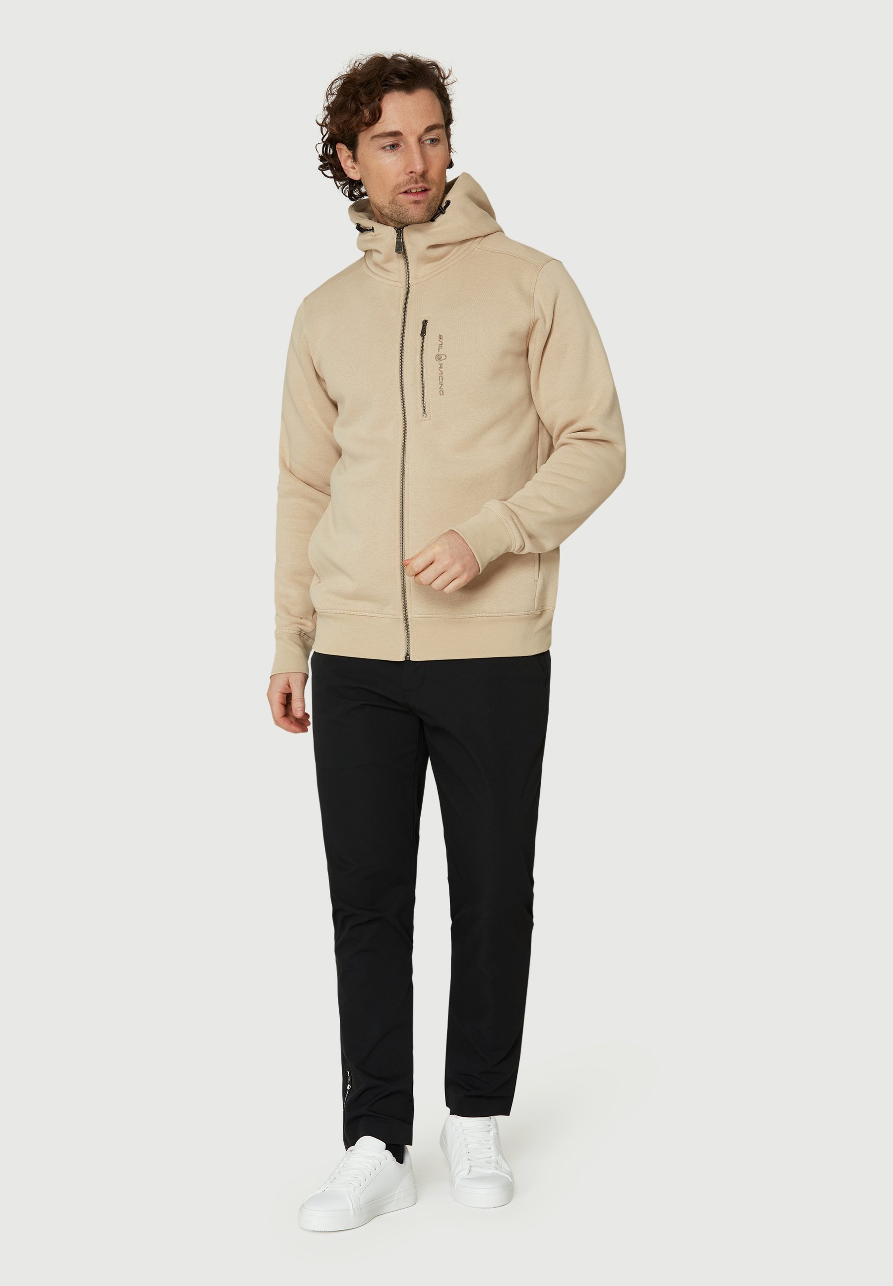 Sail Racing ZIP HOOD - Zip-up sweatshirt - dry sand/beige