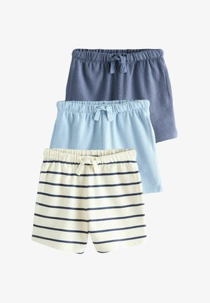 Next, REGULAR FIT - TEXTURED 3 PACK - Shorts - blue and striped