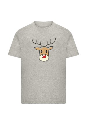 Tričko s potlačou - heather grey