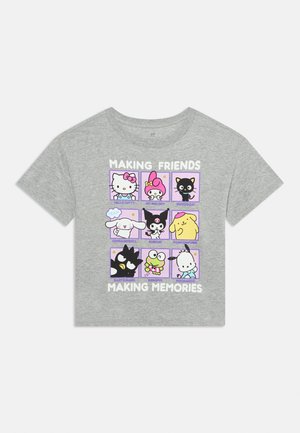 GAP, LICENSE TEE - T-shirt imprimé - grey