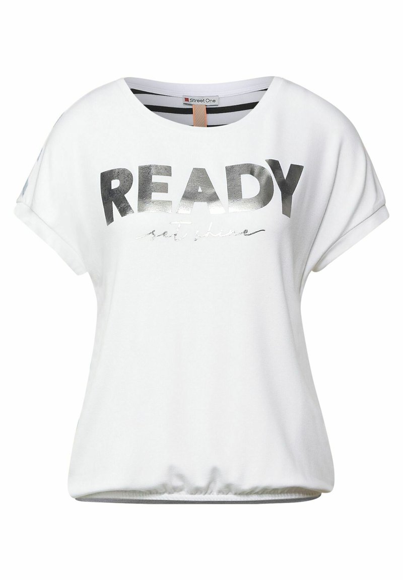 Damen T-Shirts | Street One T-Shirt print weiß - SL33766 Damen T-Shirts | Street One T-Shirt print weiß - SL33766