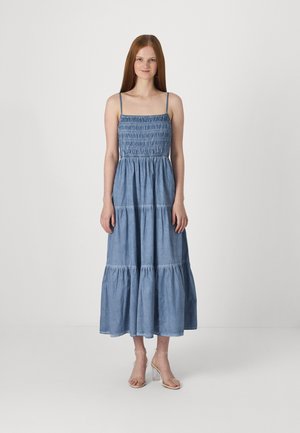 GAP, SMOCKED  - Vestido informal - light blue