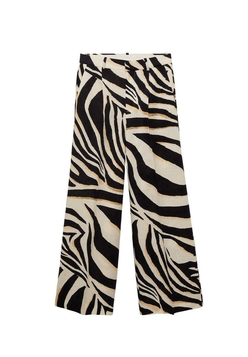 Mango ZEBRA - Broek - beige - Zalando.nl
