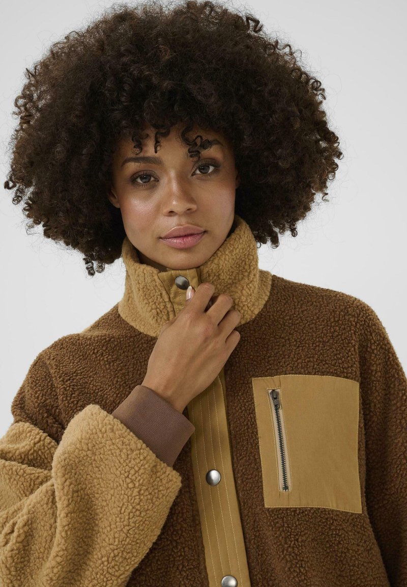 Maglietta da donna con stampa casual, in pile spesso, con scollo rotondo, caldo, morbido, a maniche lunghe, con scollo rotondo, Nero , XL