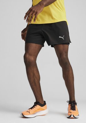2-IN-1 - Sports shorts - black