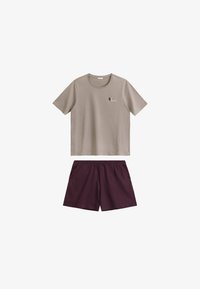 Niewybrane, beige/bordeaux