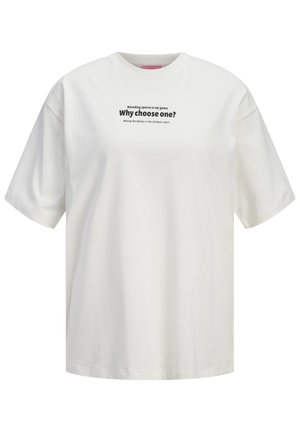 JJXX, JXCAROLINE LOOSE TEE - T-Shirt print - cloud dancer
