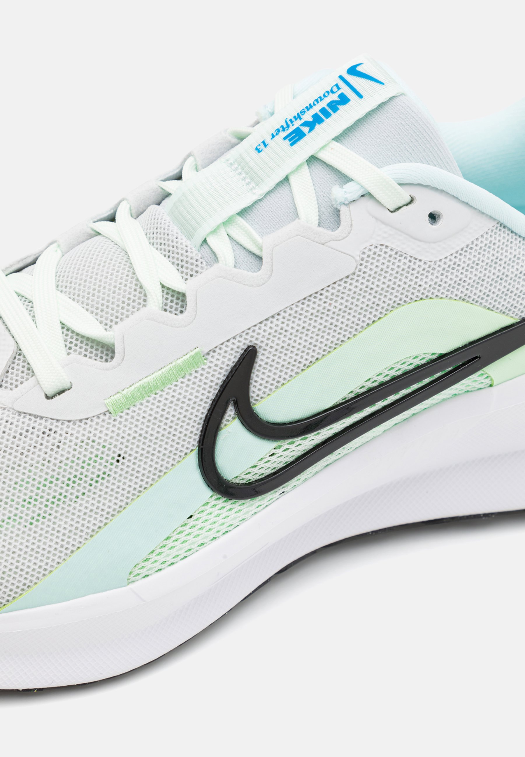 Nike Performance DOWNSHIFTER 13 - Zapatillas running asfalto - photon  dust/black/glacier blue/barely green/vapor green/gris - Zalando.es