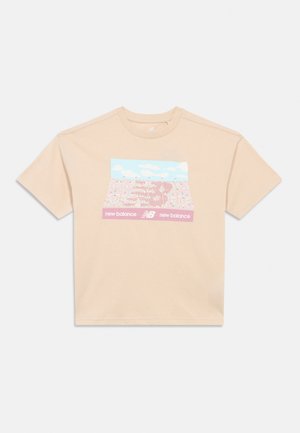 STANDS GRAPHIC TEE - Potiskana majica - bisque
