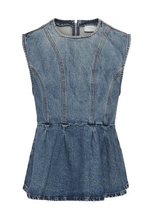 Gestuz, GZMELU SL TOP - Blouse - classic mid blue wash