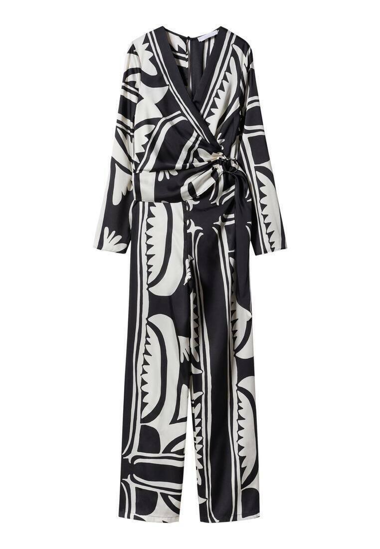Mango Jumpsuit zwart