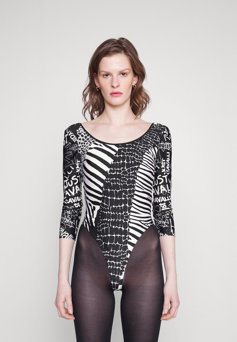 Robe Just Cavalli Manches Longues Multicolore Taille 40 - Imprimé Animal, Excellent état Occasion