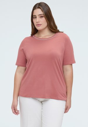 CON APPLICAZIONI LUMINOSE - T-Shirt print - rosa
